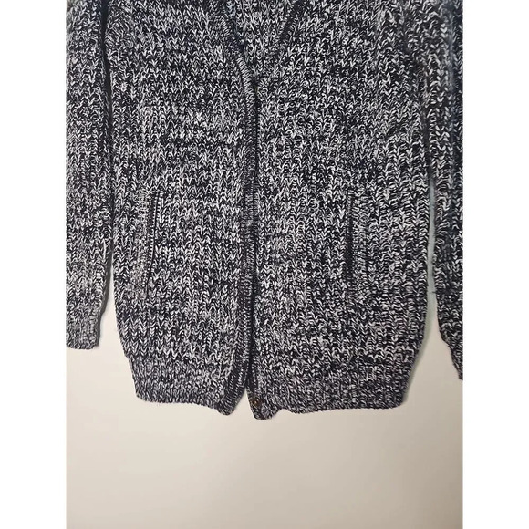 Sparkle Fade Black Oversized Knit Cardigan Sweater Size Medium - Picture 2 of 8